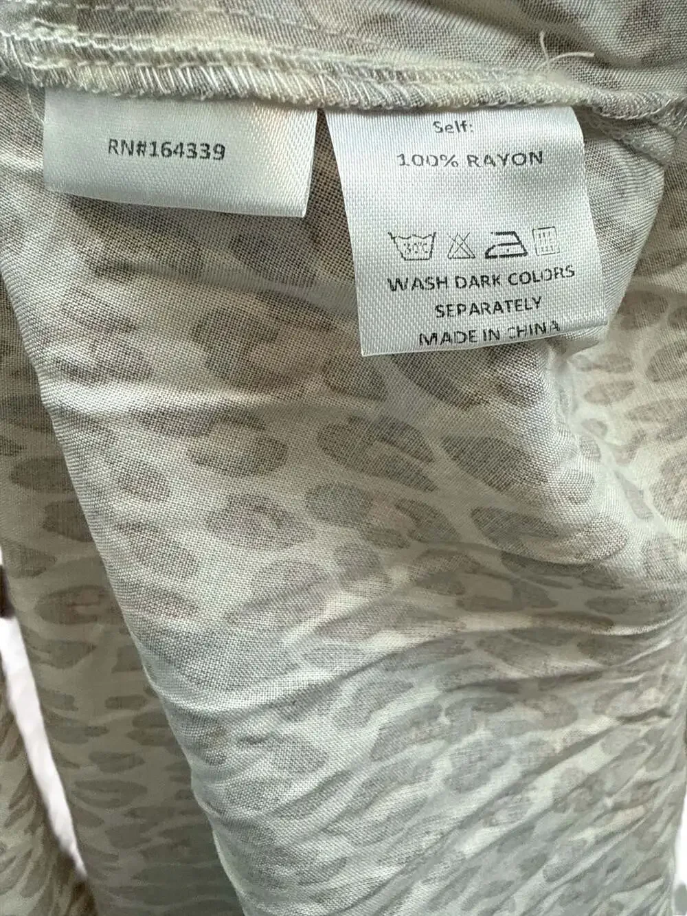 Girl and the Sun Verity Maxi Dress in Muted Leopard NWT size S - Picture 4 of 6